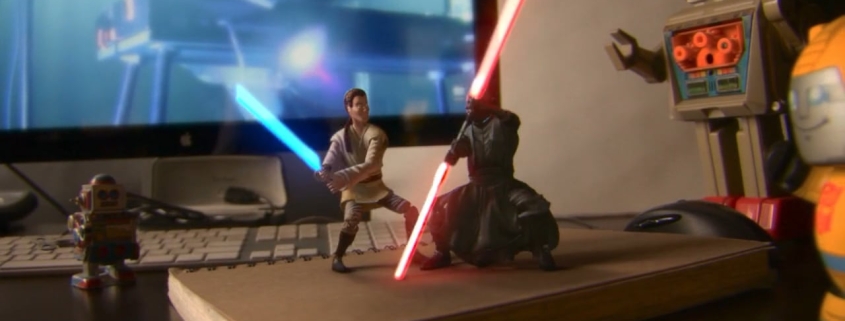 Thumbnail for a Star Wars Animation with two action figures