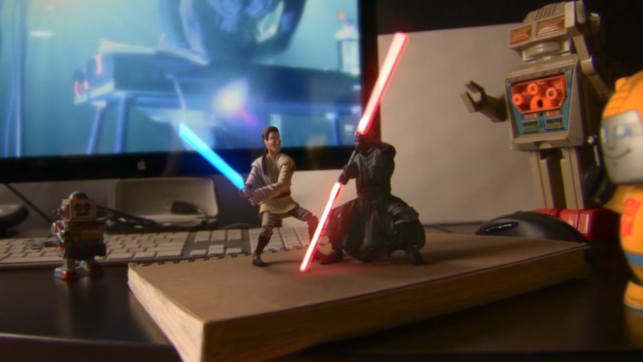 Thumbnail for a Star Wars Animation with two action figures